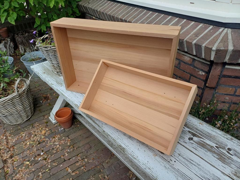 Houten bakken (Red Cedar), Ophalen of Verzenden