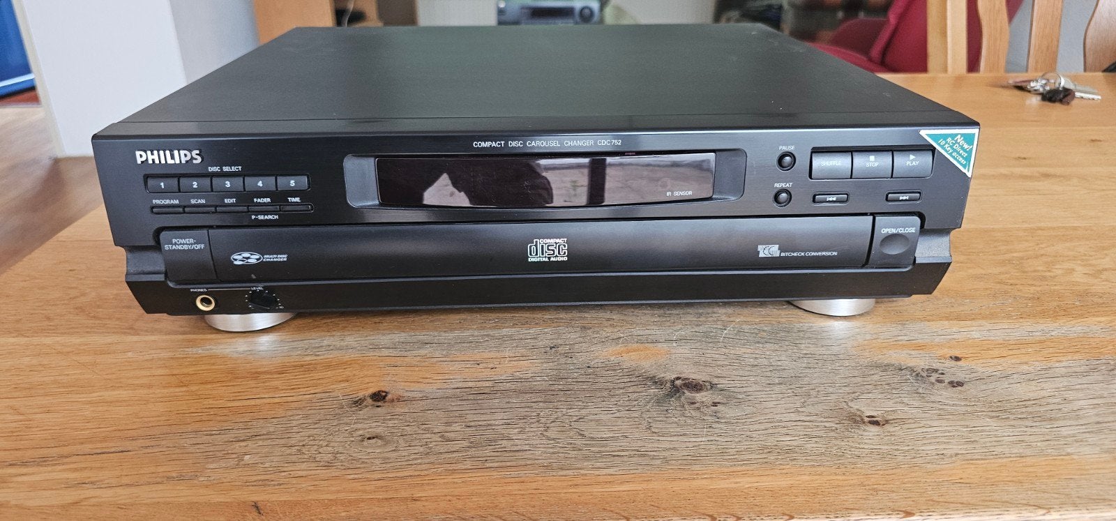 Philips CDC752 CD-speler CD-wisselaar, Ophalen, Gebruikt, Philips, Wisselaar
