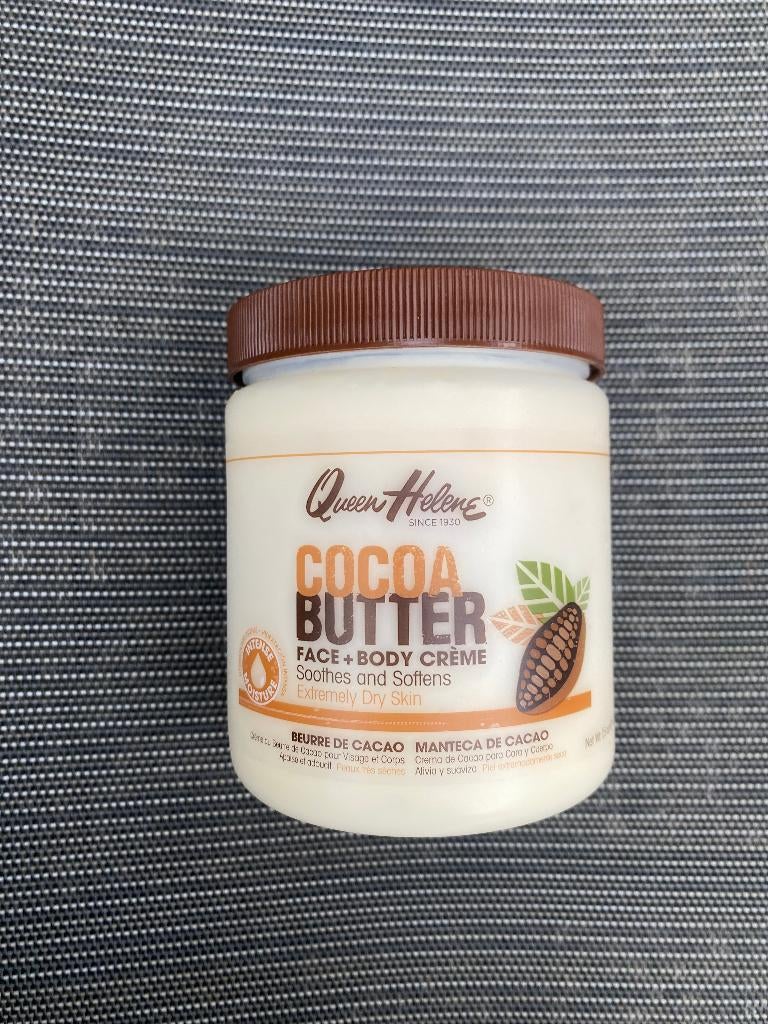 ***Queen Helene*** cacao butter - face & body creme, Ophalen of Verzenden, Zo goed als nieuw, Bodylotion, Crème of Olie