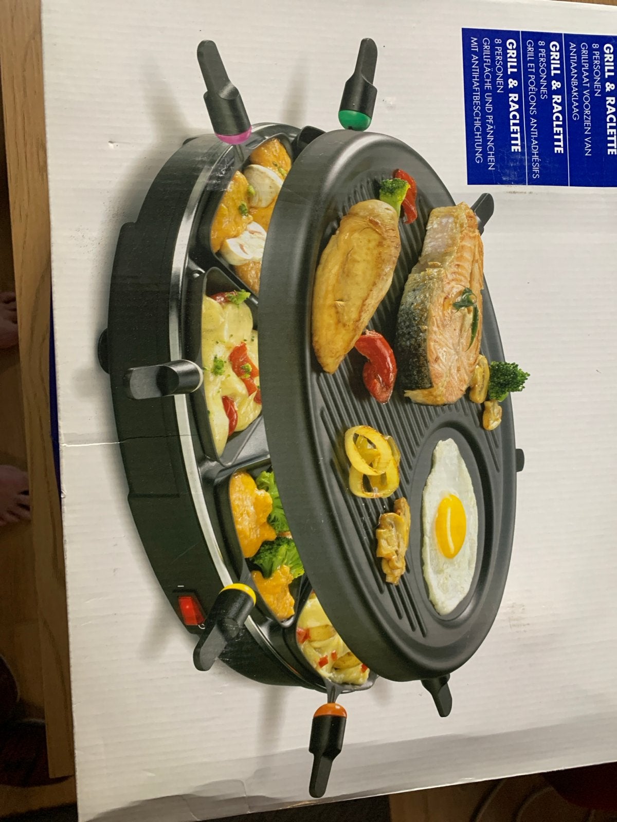 Hema Grill & Raclette - Nooit gebruikt, compleet, Ophalen of Verzenden, Nieuw