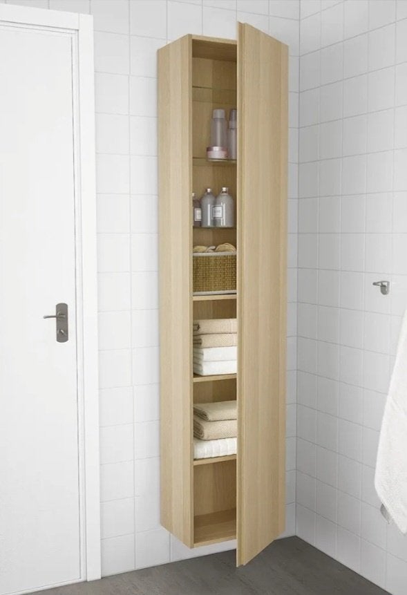 Badkamer kast met spiegel, Ophalen, Minder dan 50 cm, Spiegelkast, Zo goed als nieuw