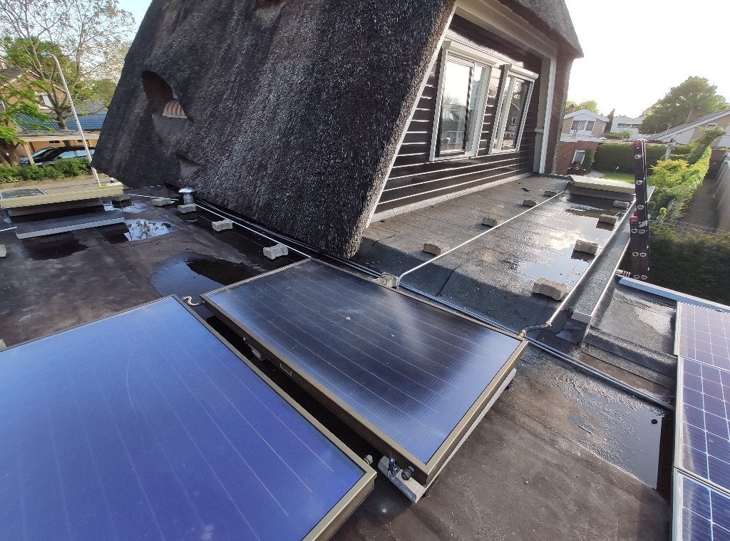 zonneboiler collectoren, Doe-het-zelf en Verbouw, Verwarming en Radiatoren, Ophalen, Gebruikt, Overige typen, 60 tot 150 cm