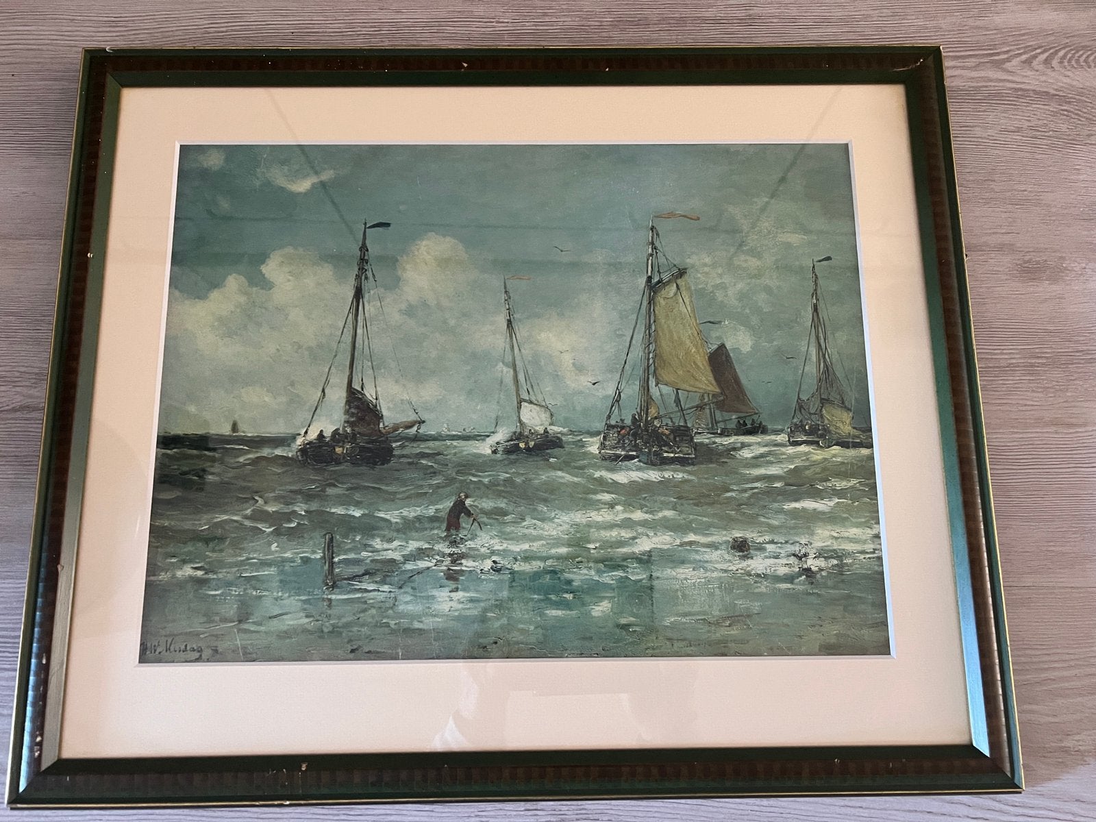 Schilderij Hendrik Willem mesdag, Antiek en Kunst, Ophalen