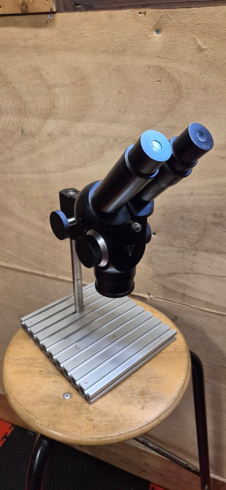 Jena Microscoop met Ringlicht - Compleet en Functioneel, Audio, Tv en Foto, Optische apparatuur | Microscopen, Ophalen