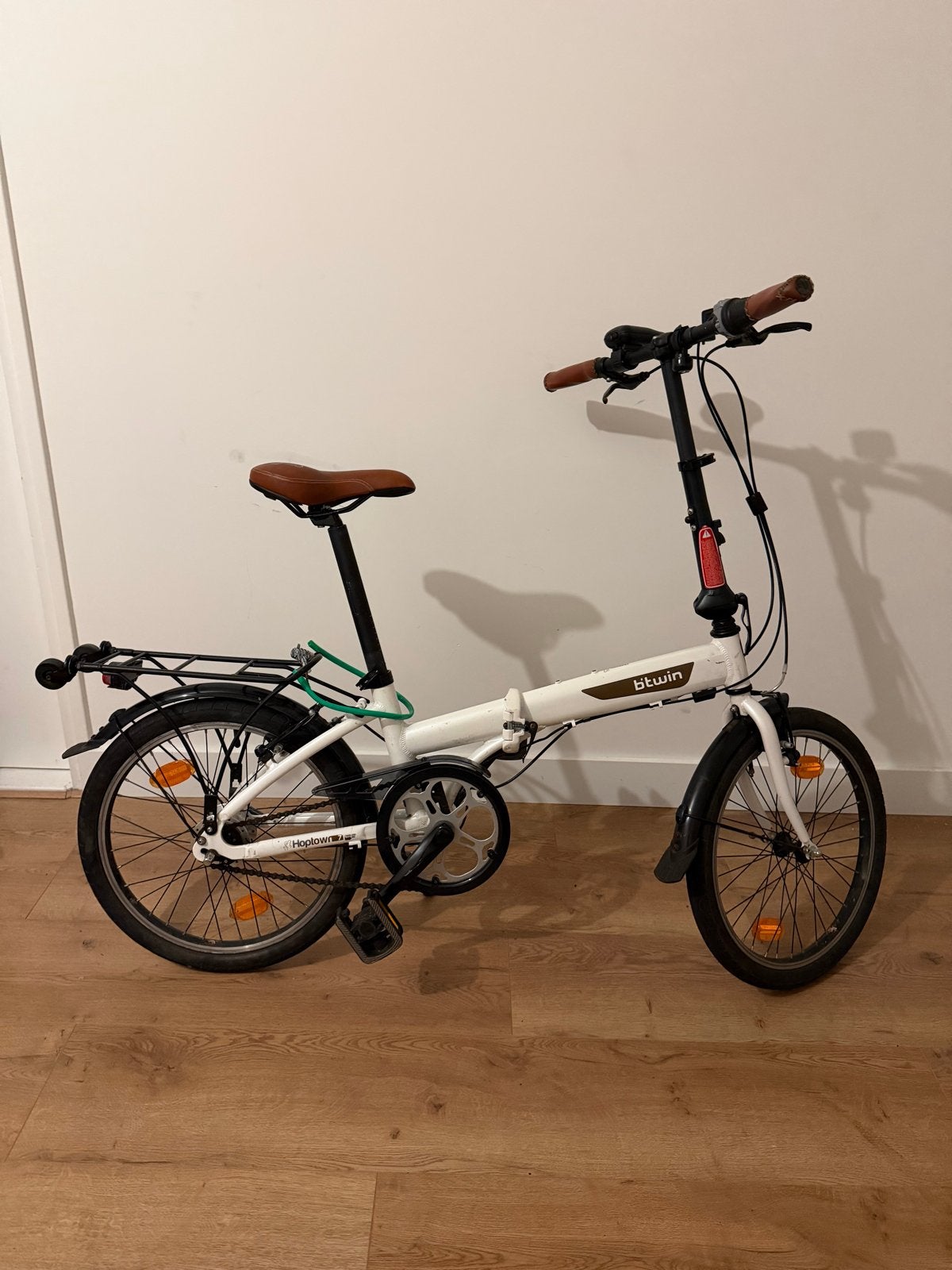Btwin Hoptown vouwfiets - 20 inch. Perfect staat!!, Fietsen en Brommers, Overige merken, 20 inch of meer, Velgrem, Versnellingen
