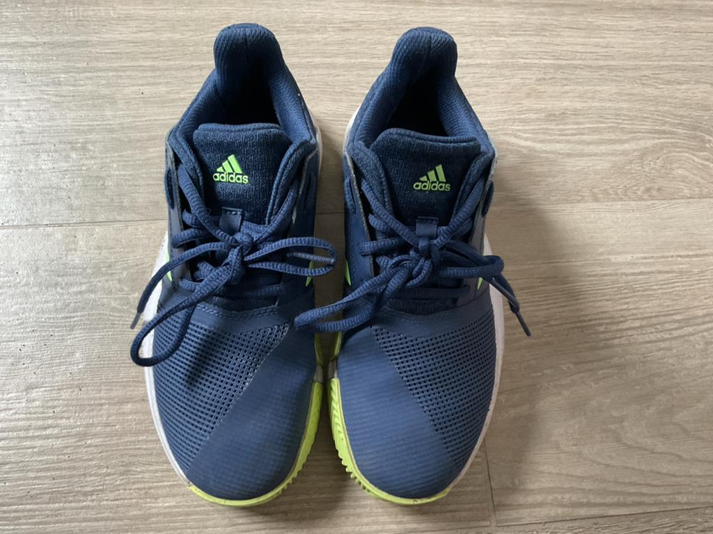 Adidas sportschoenen maat 36/37 (US 4.5), Blauw, Sportschoenen, Ophalen of Verzenden, Gedragen
