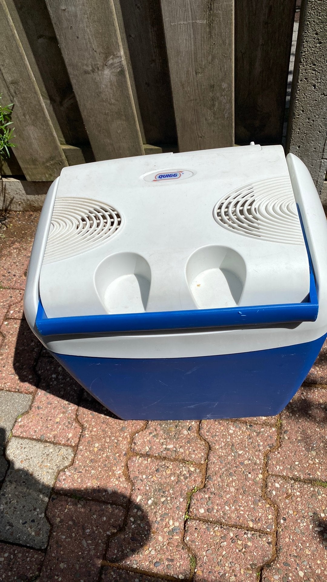 Elektrische koelbox - Quigg, Caravans en Kamperen, Koelboxen, Ophalen of Verzenden, Gebruikt, Koelbox, Elektrisch