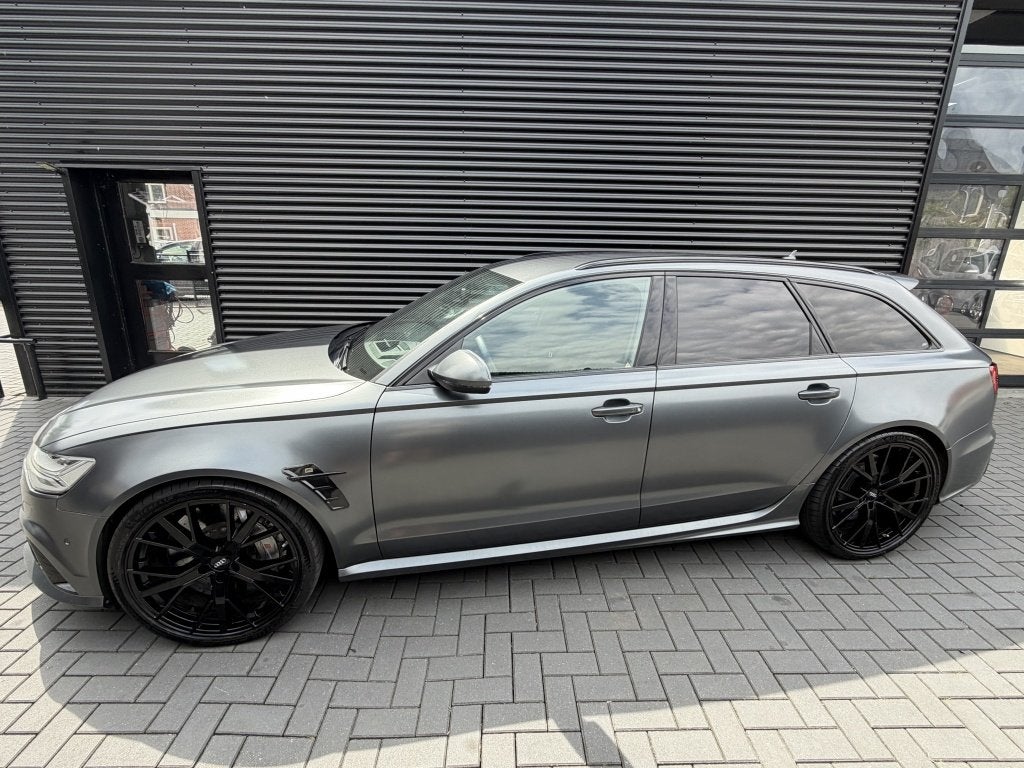 Audi A6 Avant 4.0 TFSI RS6 q. PL + 2015| ABT| 21"| UNIEK| FA, Auto's, Audi, Automaat, Stof, Gebruikt, 120 €/maand