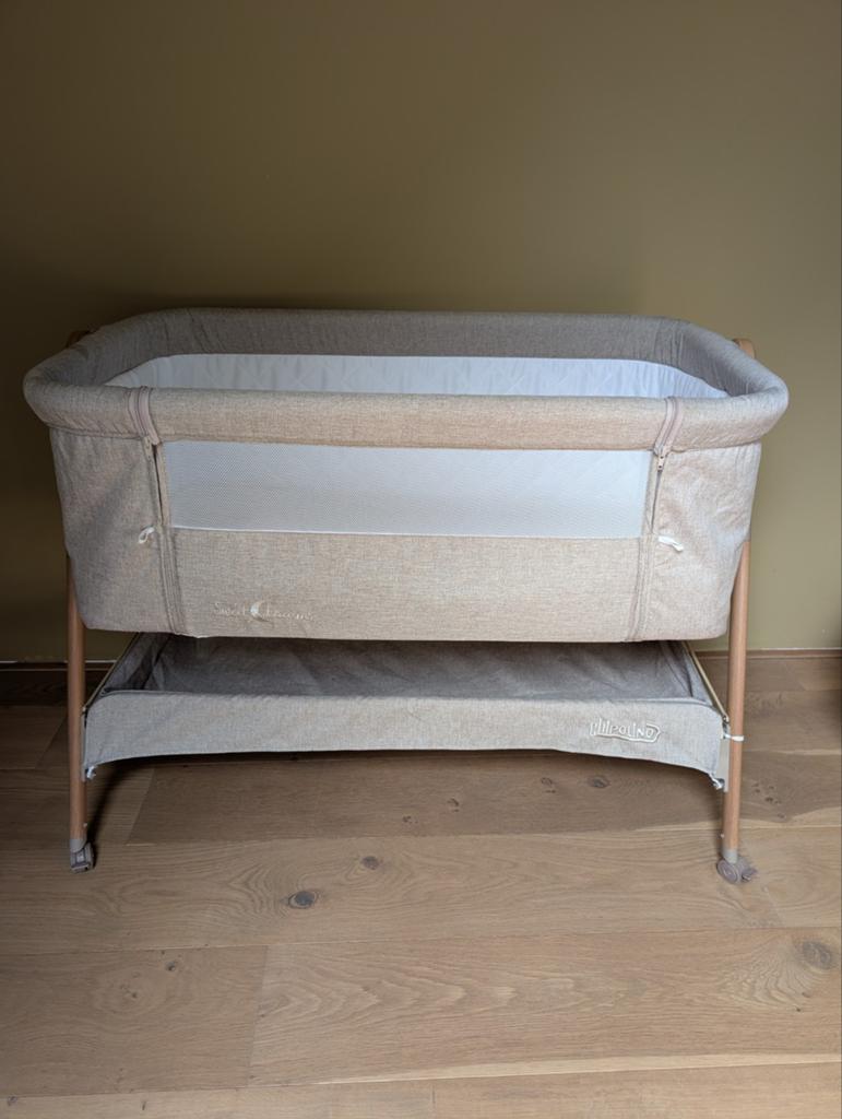 Chipolino Sweet Dreams Co-Sleeper (Mocca Wood) – Goede staat, Ophalen, Zo goed als nieuw, Wieg