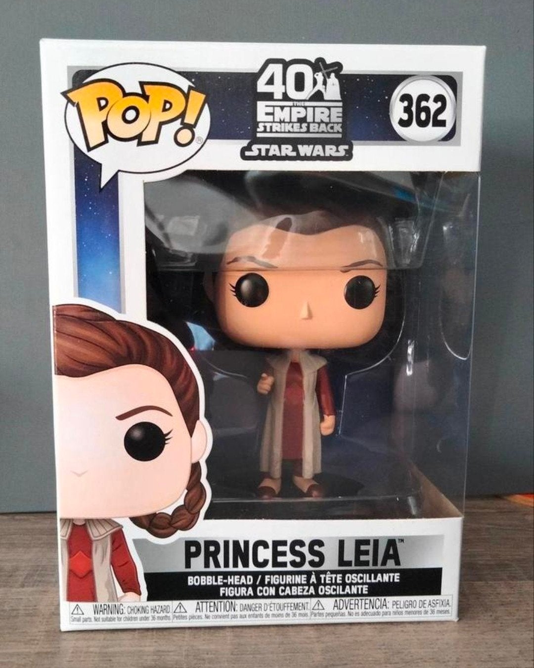 362 Princess Leia Star wars Funko Pop, Ophalen of Verzenden, Zo goed als nieuw