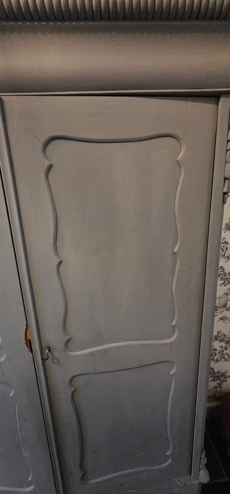 Antieke Biedemeier Kast - 181x126x45 cm, Antiek en Kunst, Ophalen of Verzenden