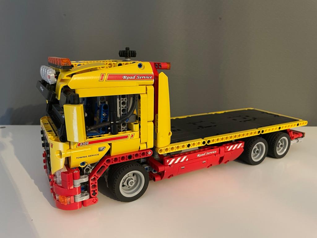 Lego 8109 Technic Dieplader COMPLEET, Lego, Compleet, Ophalen of Verzenden, Zo goed als nieuw