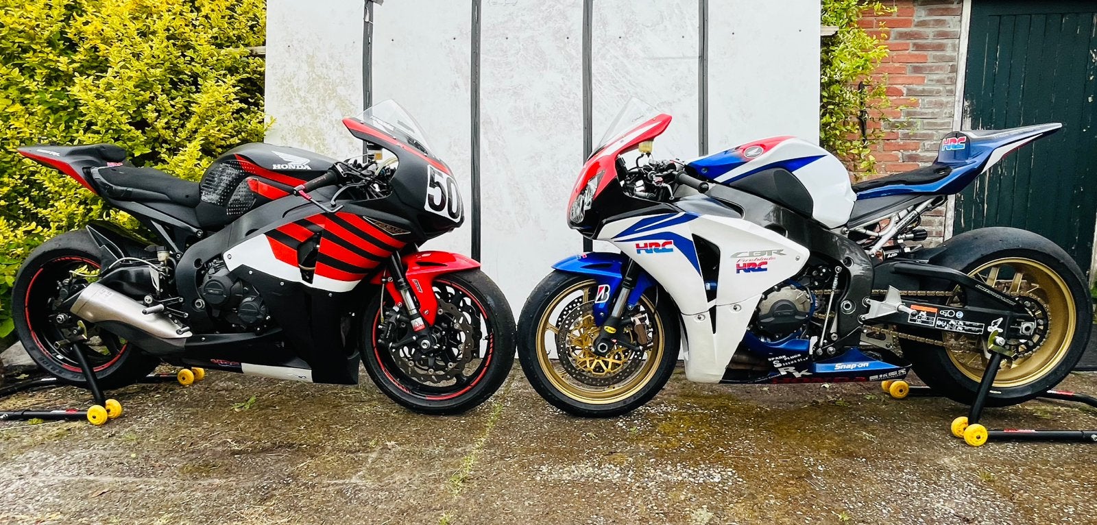 2X HONDA CBR1000RR SC59 (‘08-‘10) Circuit -met werk+Extra’s!, Gebruikt, Super Sport, Particulier, Handgeschakeld