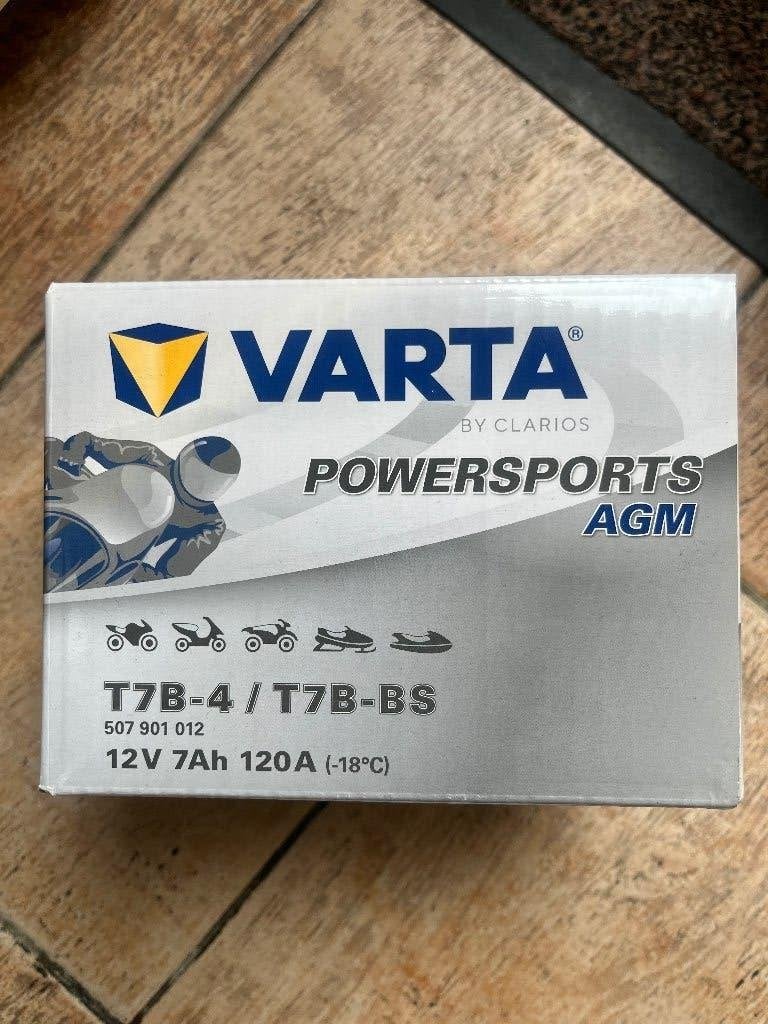 YT7B-BS Varta AGM 7Ah Motor accu, 120A, 12V, Auto-onderdelen, Nieuw