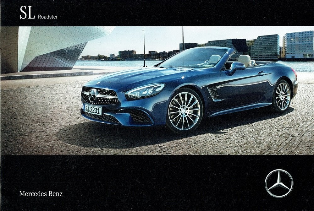 Folder Mercedes-Benz SL (2016), Verzenden, Gelezen, Mercedes
