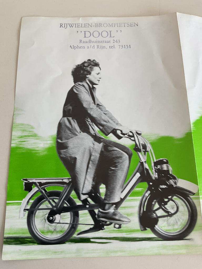 SOLEX 5000 foldertje/flyer jaren 70, Fietsen en Brommers, Handleidingen en Instructieboekjes, Nieuw, Ophalen of Verzenden