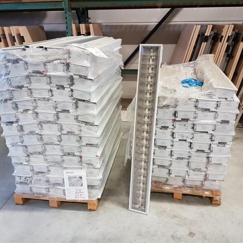 partij ENERGIEZUINIGE TL armaturen - 1x35 watt - T5, Doe-het-zelf en Verbouw, Bouwverlichting, Ophalen, Gebruikt, Minder dan 50 watt