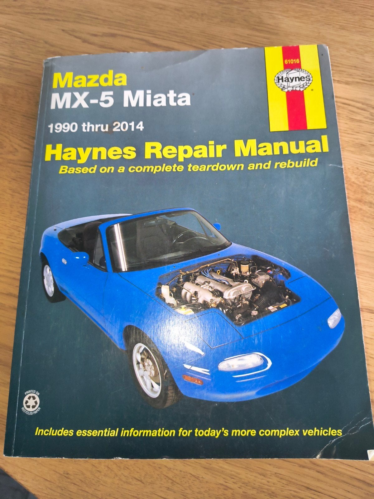 Haynes Mazda MX-5 Miata Reparatiehandleiding 1990-2014, Boeken, Ophalen of Verzenden, Gelezen, Mazda, Haynes