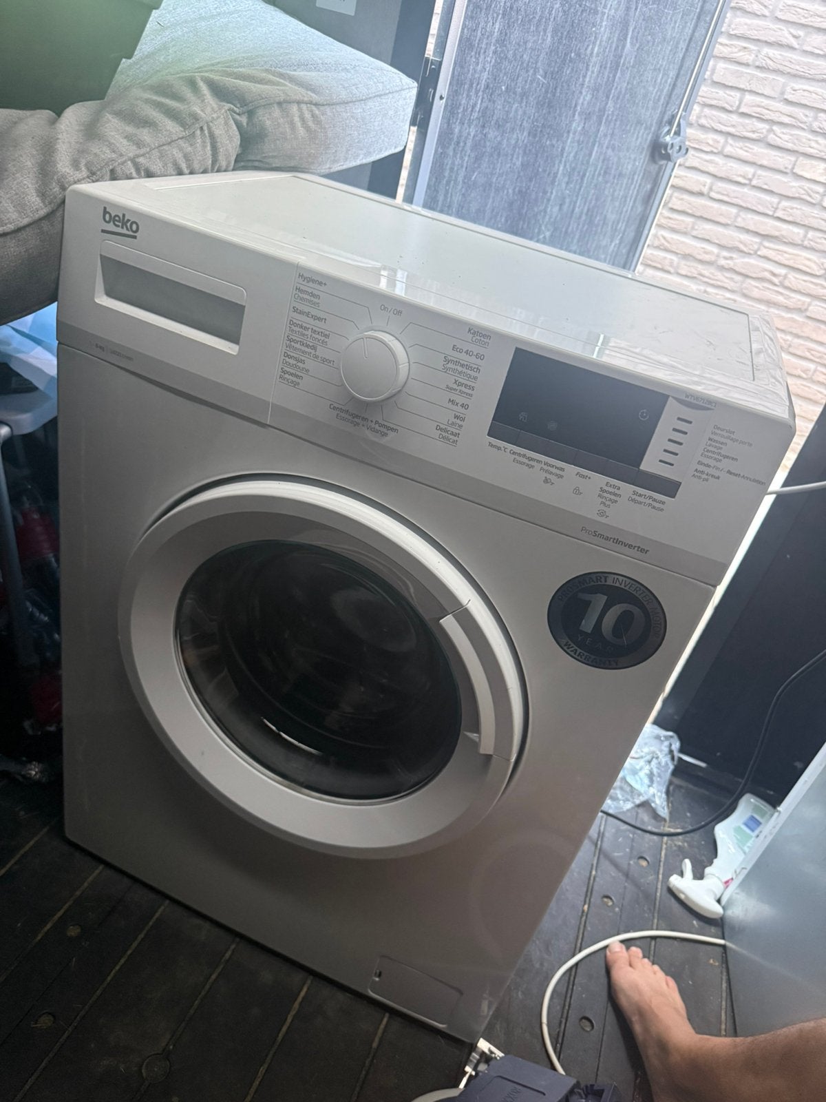 Beko wasmachine 6kilo, Ophalen, Zo goed als nieuw, 1200 tot 1600 toeren, Minder dan 85 cm