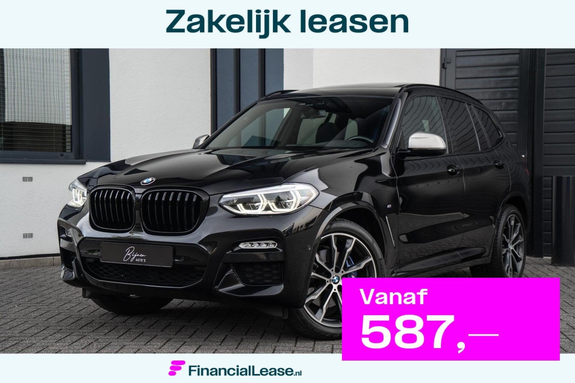 BMW X3 xDrive 30i 252PK M-SPORT PANO / CAMERA / MEMORY, 1998 cc, Gebruikt, Zwart, 4 cilinders