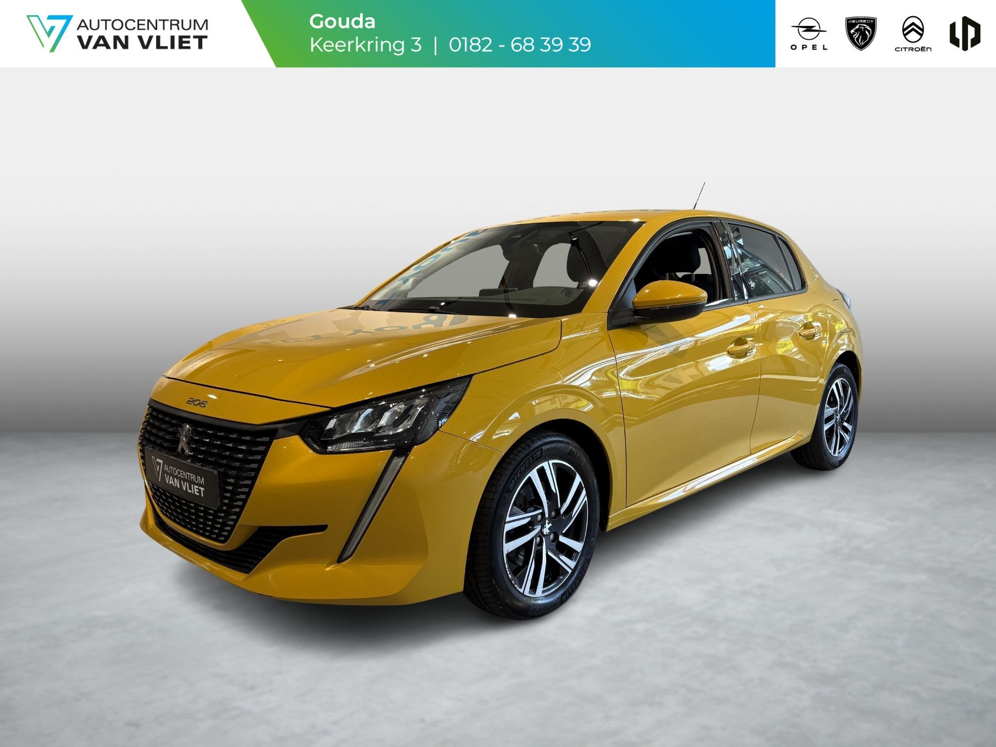 Peugeot 208 1.2 PureTech Allure Pack | 100pk | Navigatie | 3, Auto's, Voorwielaandrijving, 12 maanden, 101 pk, Gebruikt