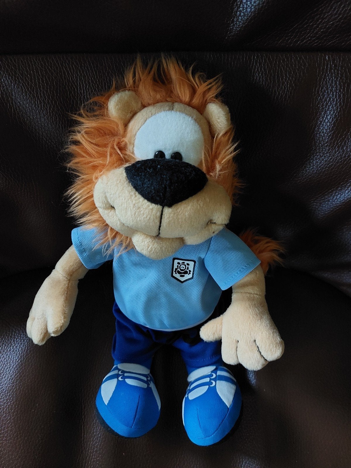Loeki de leeuw knuffel, 37 cm, Kinderen en Baby's, Speelgoed | Knuffels en Pluche, Ophalen of Verzenden, Nieuw, Leeuw, Middelgroot (20 tot 80 cm)