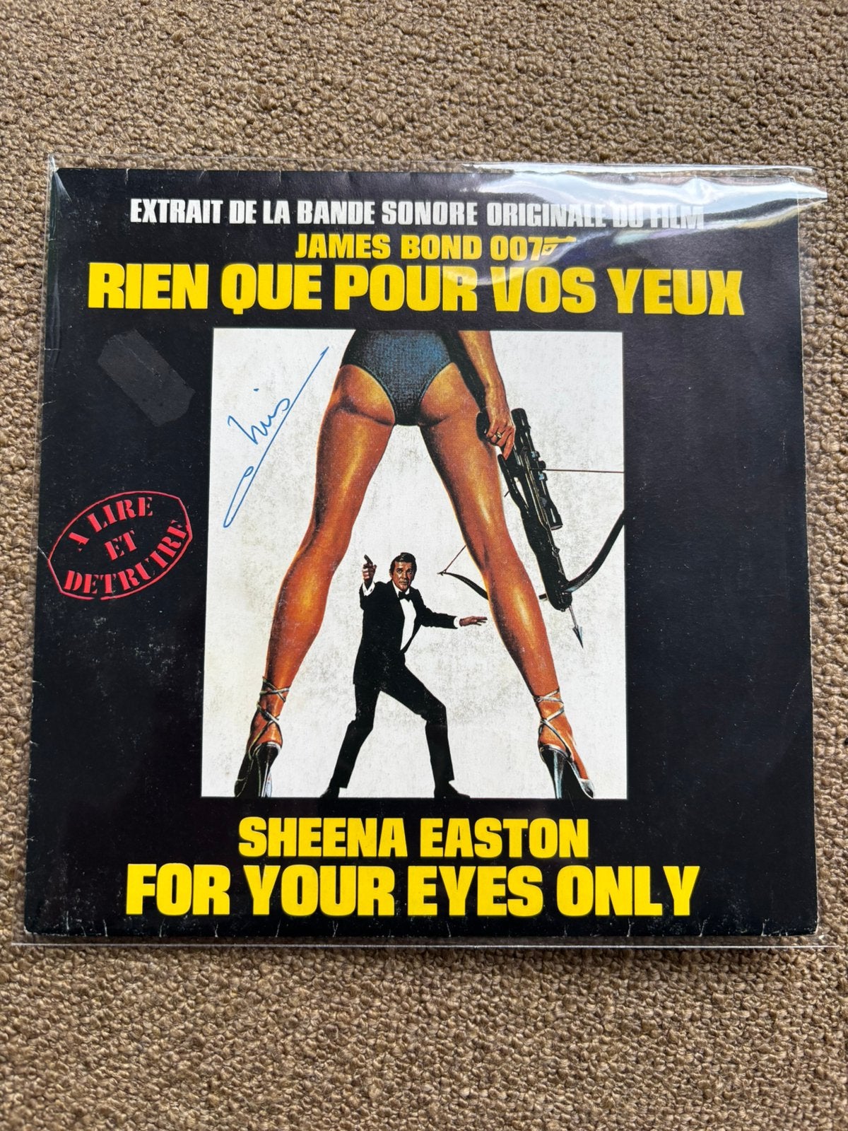Sheena Easton - For your eyes Only ( James Bond), Ophalen of Verzenden, Gebruikt, 7 inch, Pop