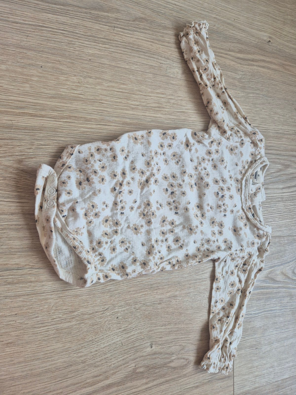 Zeeman romper maat 62 met bloemenprint, Gebruikt, Jongetje of Meisje, Ophalen of Verzenden, Nacht- of Onderkleding