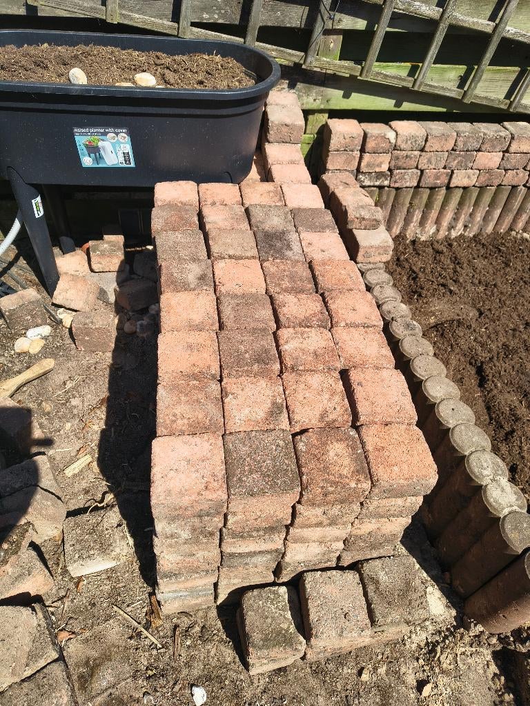 Tegels, Tuin en Terras, Ophalen, Gebruikt, Minder dan 5 m², Beton