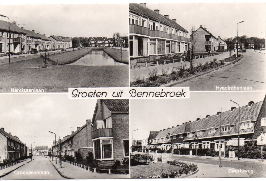 AK Groeten uit Bennebroek, Ophalen of Verzenden, 1960 tot 1980, Gelopen, Noord-Brabant