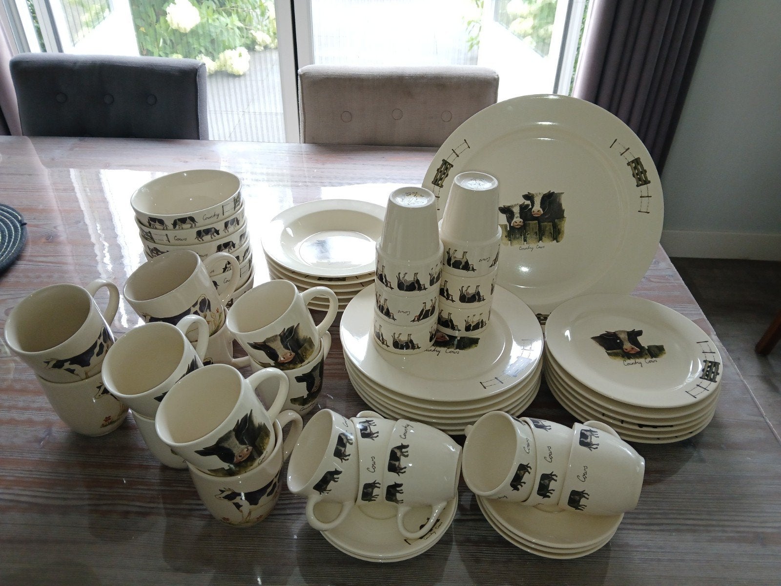 servies compleet country cows, Antiek en Kunst, Ophalen of Verzenden