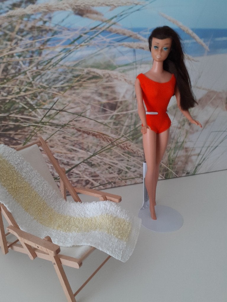 Barbie “Swirl Ponytail” zwart haar., Ophalen of Verzenden, Gebruikt, Pop