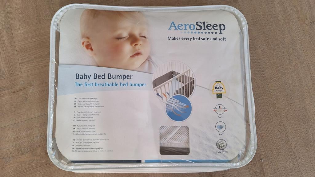Baby bed bumper van aerosleep, Jongetje of Meisje, Wit, Overige typen, Ophalen of Verzenden