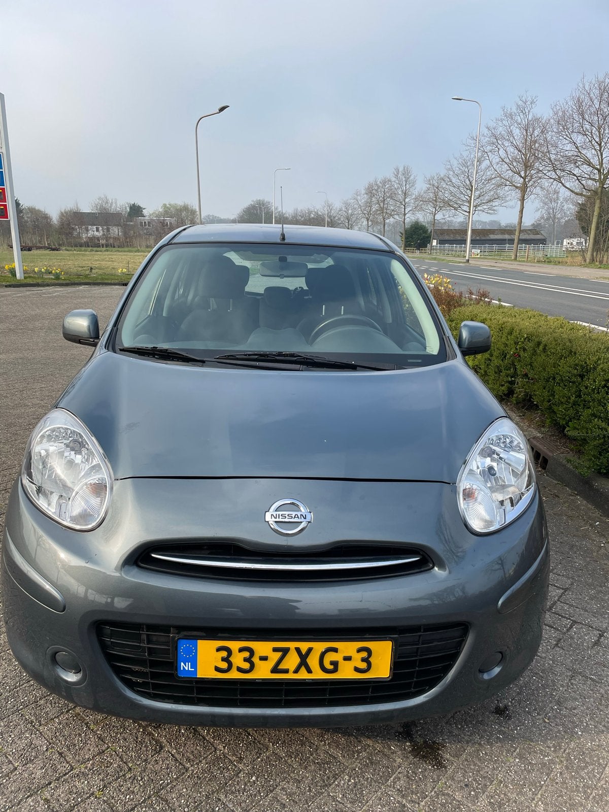 Nissan Micra 1.2 59KW 5DR CVT 2011 Grijs, Auto's, 31 €/maand, 1198 cc, Micra, 19 km/l
