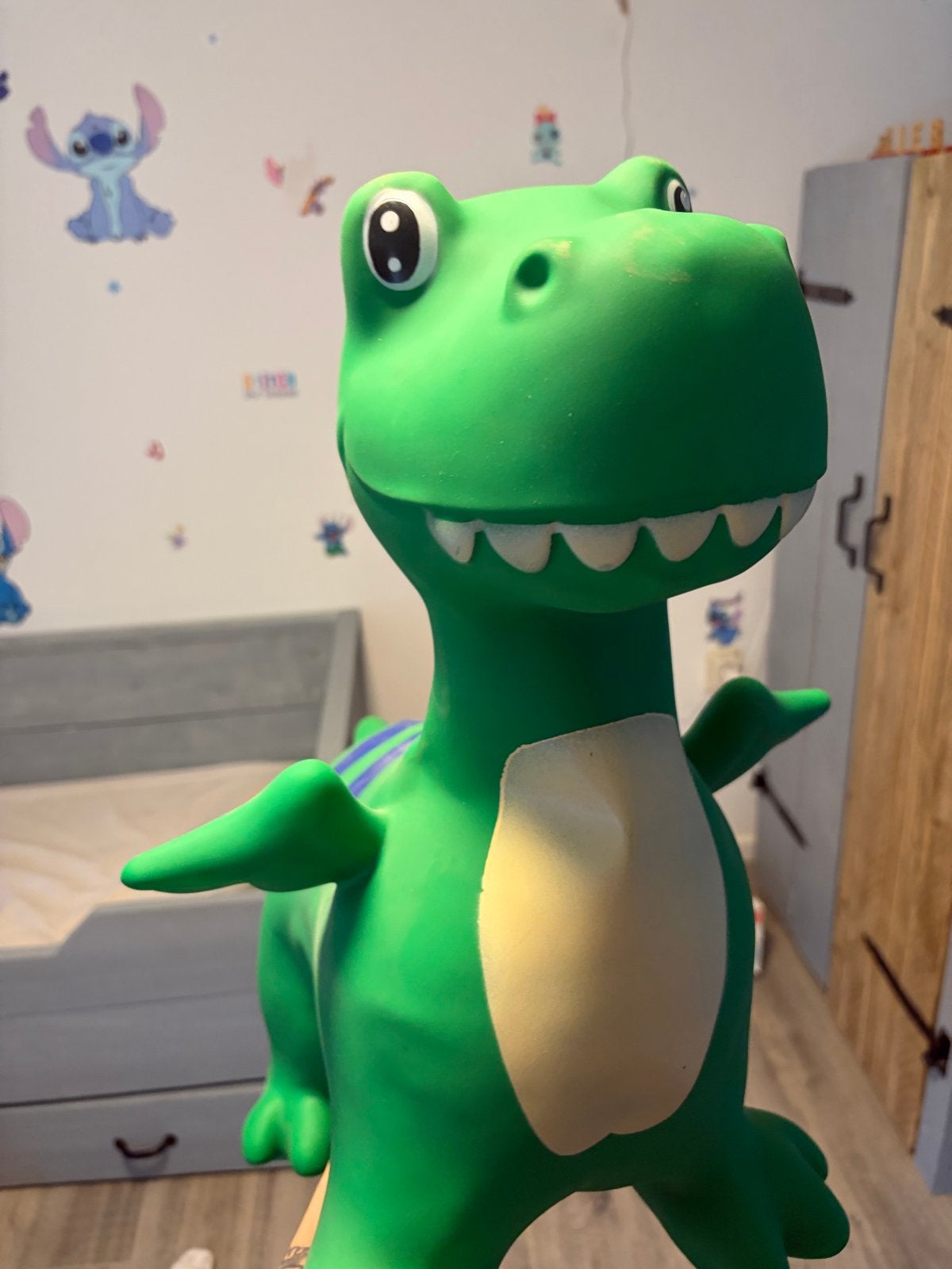 Leuke opblaasbare zit-dino, nooit gebruikt!, Ophalen of Verzenden, Zo goed als nieuw, Jongen of Meisje
