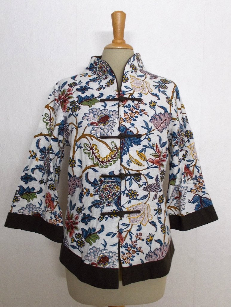 Apart kimono top/jasje met leuke print! M/L, Kleding | Dames, Maat 38/40 (M), Zo goed als nieuw, Lange mouw, Meerkleurig