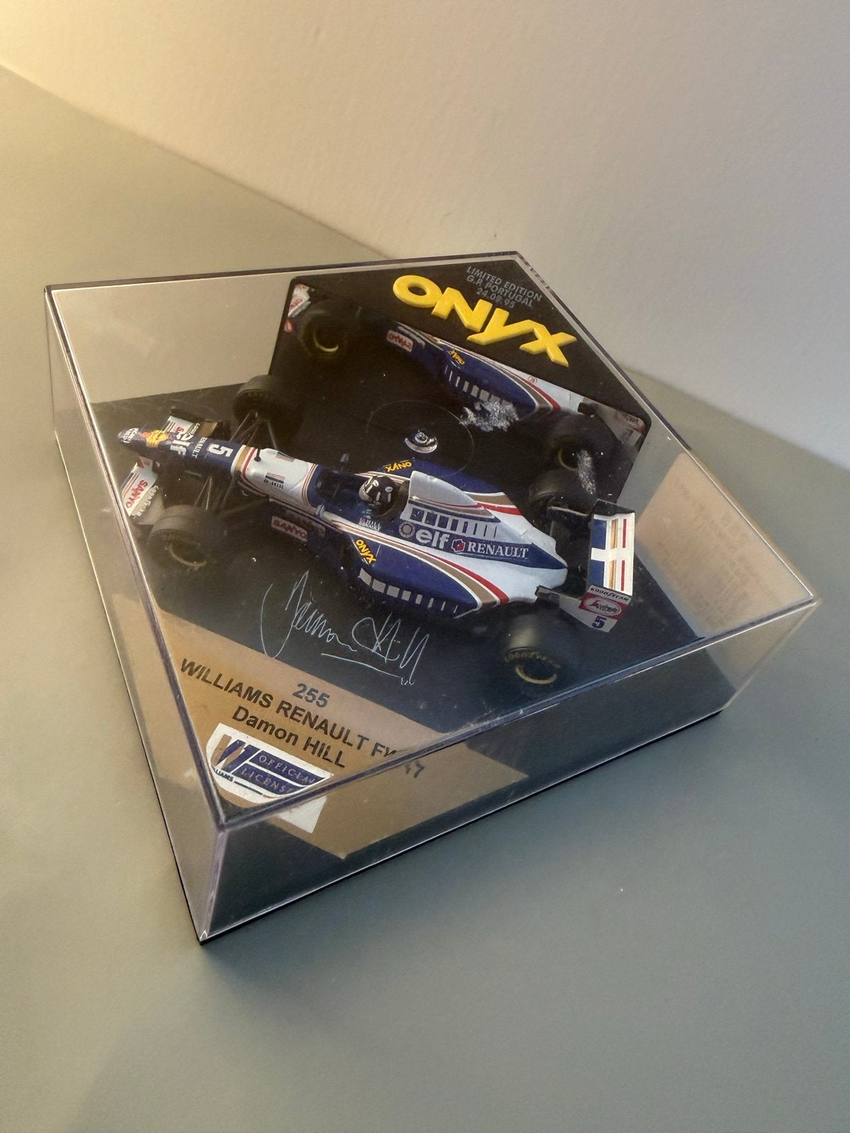 Onyx Williams Renault FW17 Damon Hill 1:43 F1 model, Hobby en Vrije tijd, Ophalen of Verzenden, Zo goed als nieuw, Auto, Overige merken
