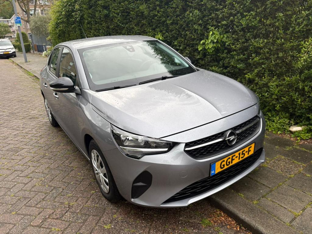 Opel Corsa 1.2 Start/stop 75pk 2020 Grijs, Auto's, Opel, Voorwielaandrijving, Stof, 74 pk, Zwart