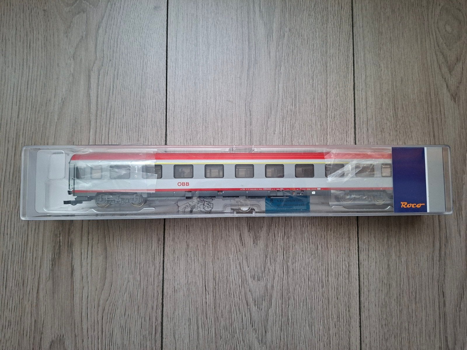 Roco 74344 ÖBB Ampz 021-4 (beschadigd), Gebruikt, Gelijkstroom, Wagon, Ophalen of Verzenden