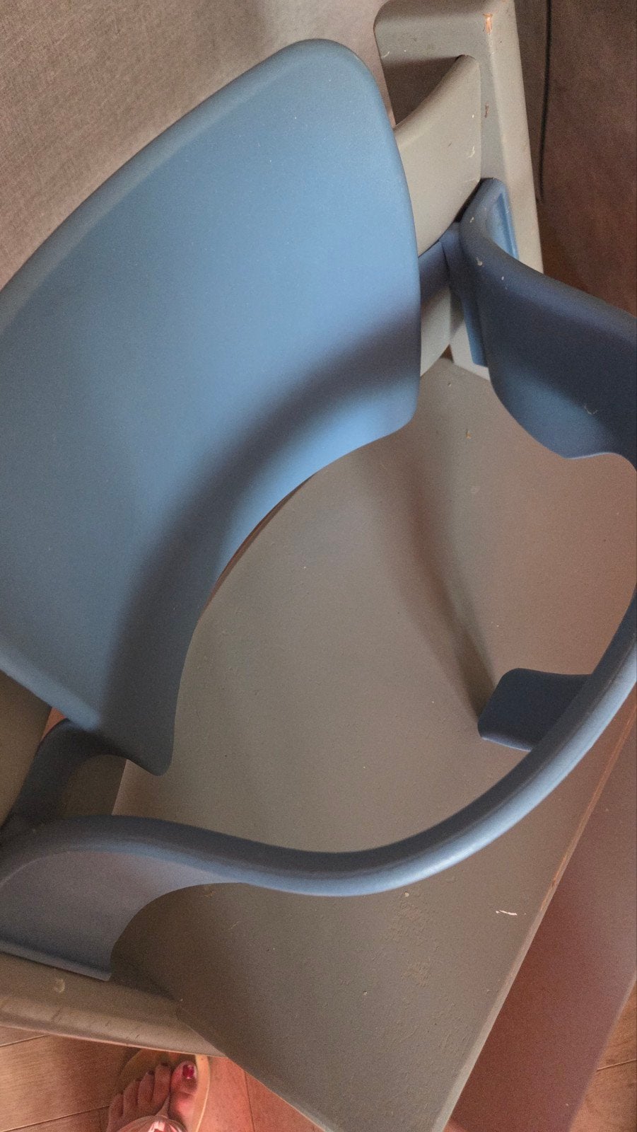 Stokke Tripp Trapp Baby Set (blauw), Ophalen, Gebruikt, Meegroeistoel