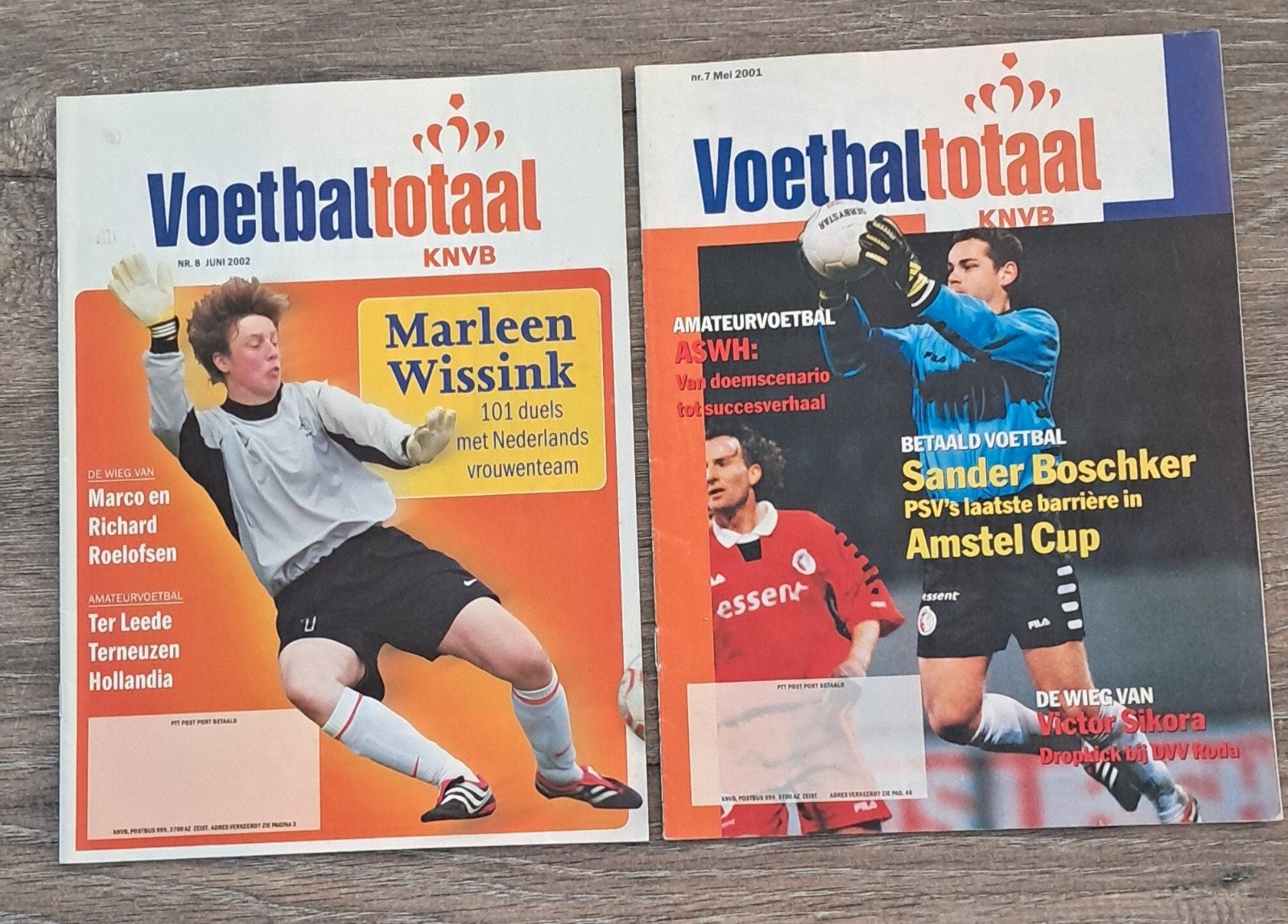 Voetbal Totaal KNVB magazines (2 stuks), Verzamelen, Ophalen of Verzenden, Overige binnenlandse clubs