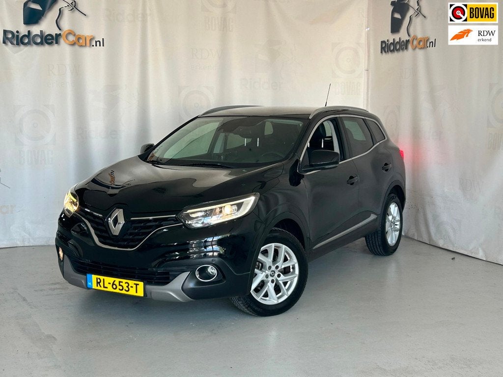 Renault Kadjar 1.2 TCe Intens|CRUISE|PARK SENS|TREKHAAK|AIRC, Auto's, Renault, Voorwielaandrijving, Kadjar, Gebruikt, Zwart