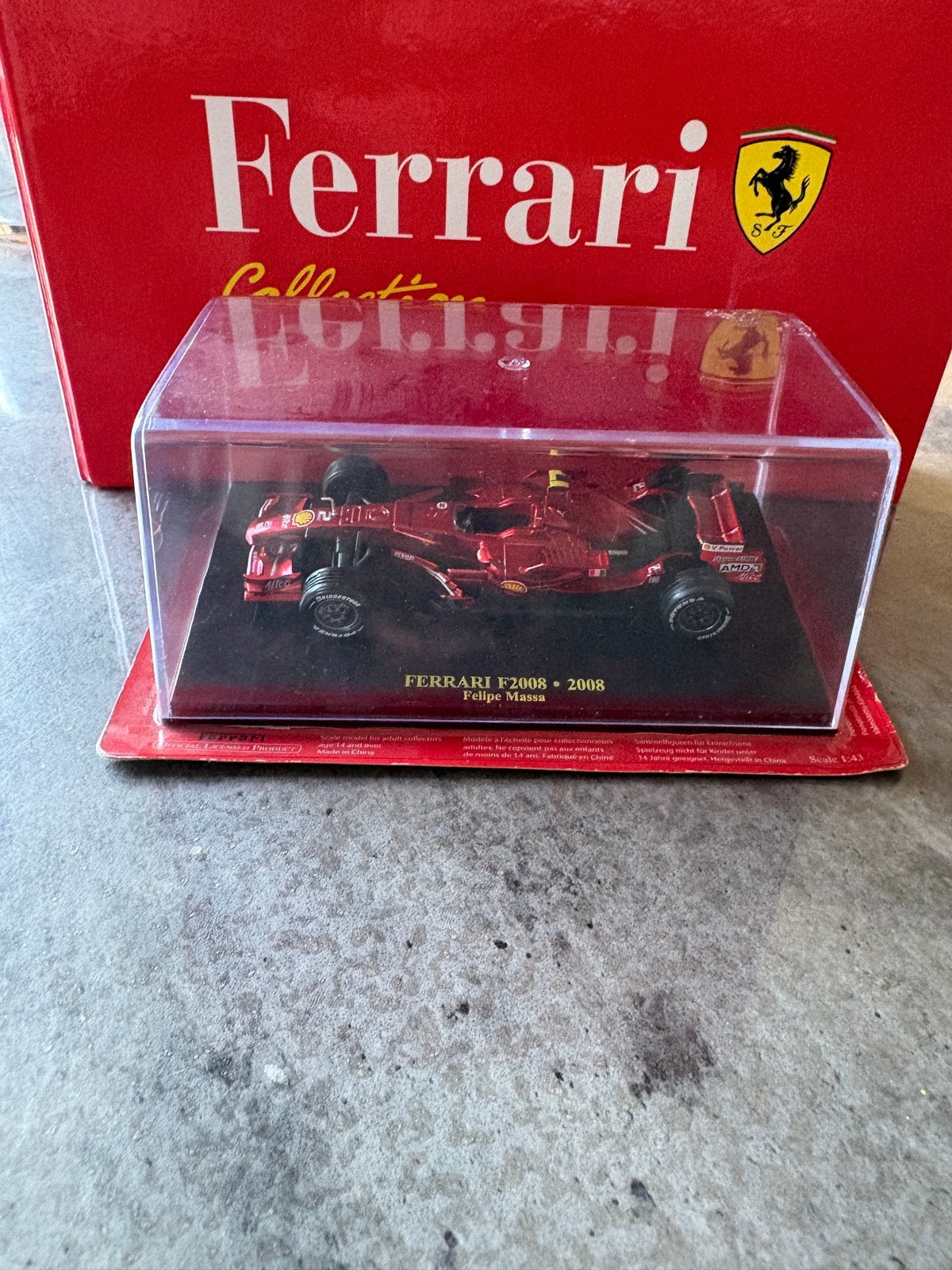 Ferrari F2008 - 2008 Felipe Massa modelauto, Ophalen of Verzenden, Zo goed als nieuw, Auto, Overige merken