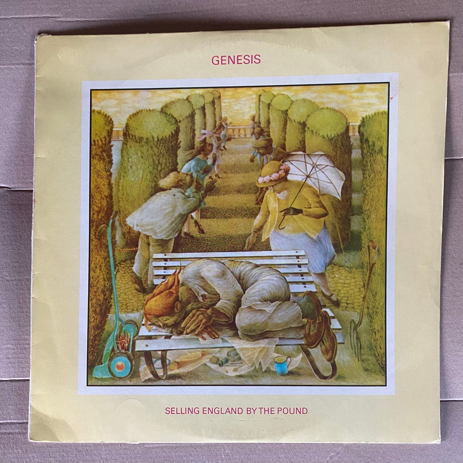Lp - Genesis - selling England by the pound, Cd's en Dvd's, Vinyl | Pop, Ophalen of Verzenden, Gebruikt, LP