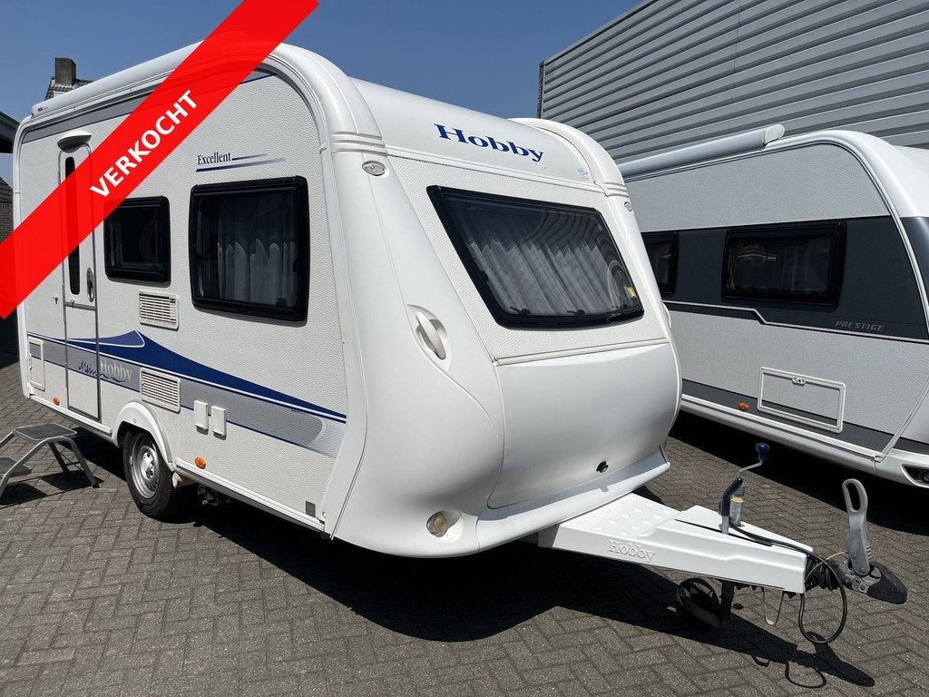 Hobby 400 SF Excellent VERKOCHT (bj 2011), Caravans en Kamperen, Caravans, Hobby, Schokbreker, Bedrijf, 750 - 1000 kg