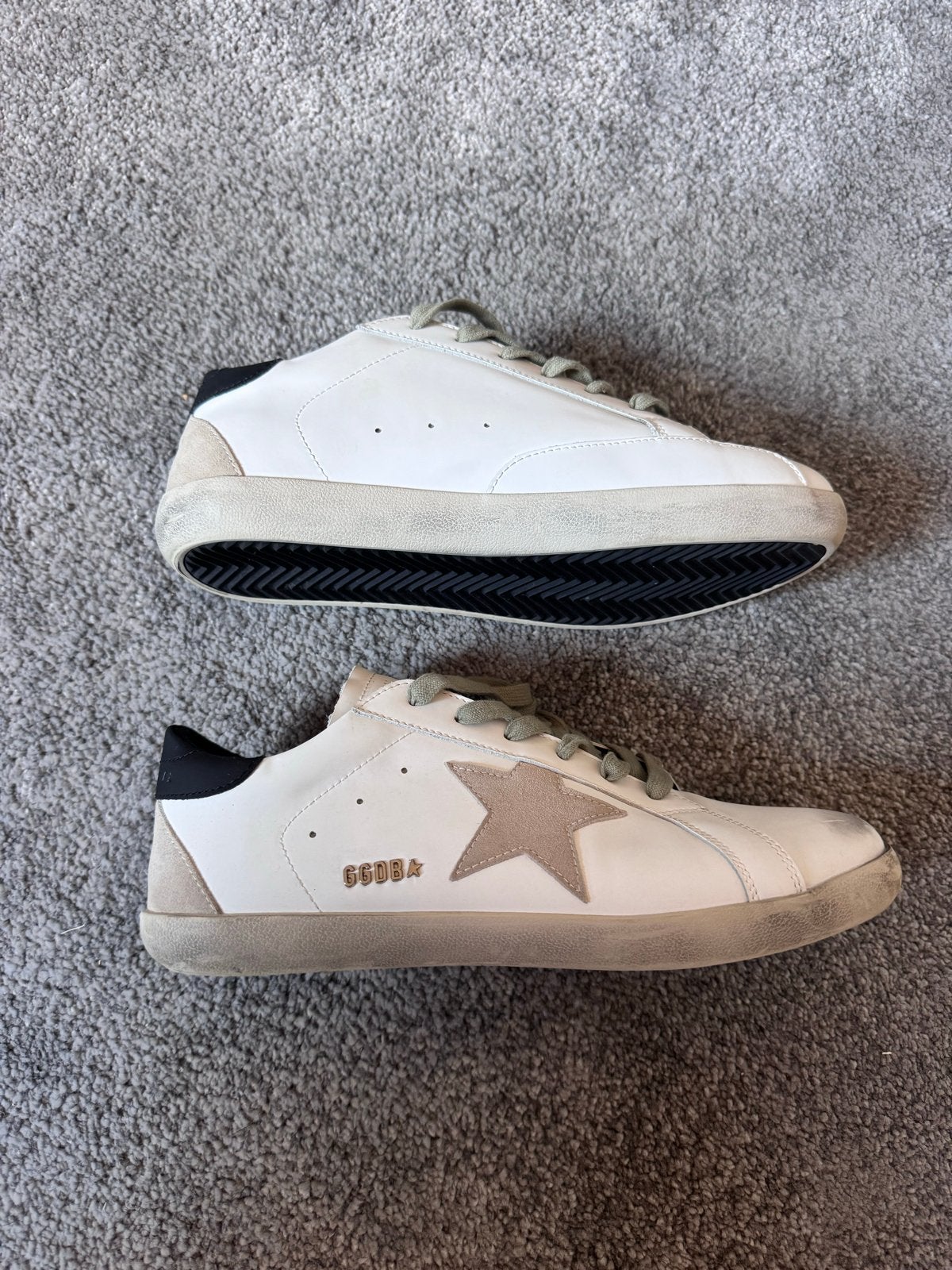 Golden Goose Super-Star Sneakers - Maat 44, Wit, Ophalen of Verzenden, Sneakers of Gympen, Gedragen