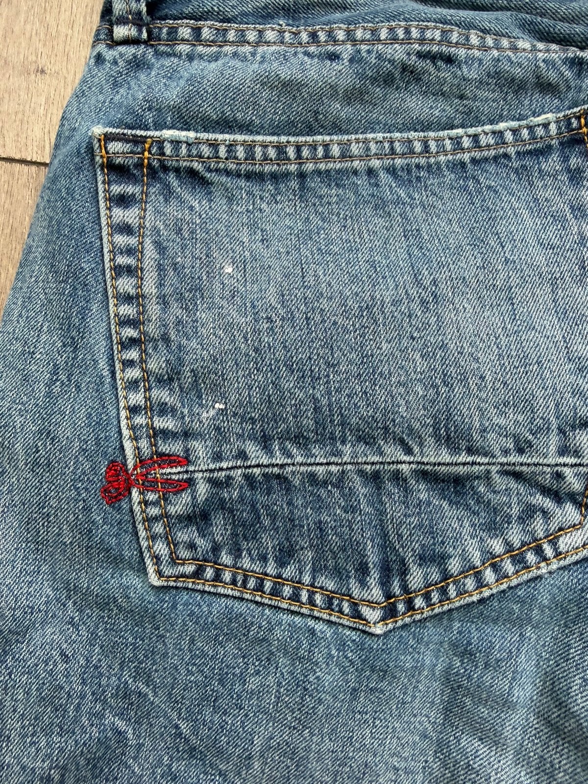 Denham Japan Artisan L34 herenspijkerbroek, Ophalen of Verzenden, Zo goed als nieuw, Blauw, W32 (confectie 46) of kleiner