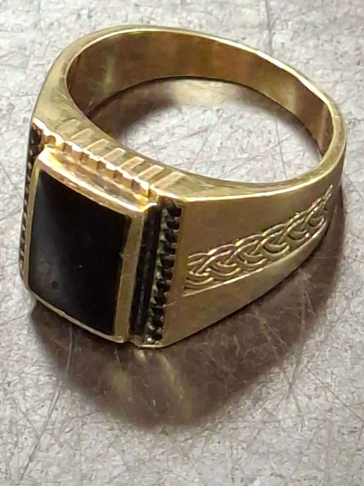 mooie goude ring 18k, Sieraden, Tassen en Uiterlijk, Gebruikt, 19 tot 20, Heer, Ophalen of Verzenden