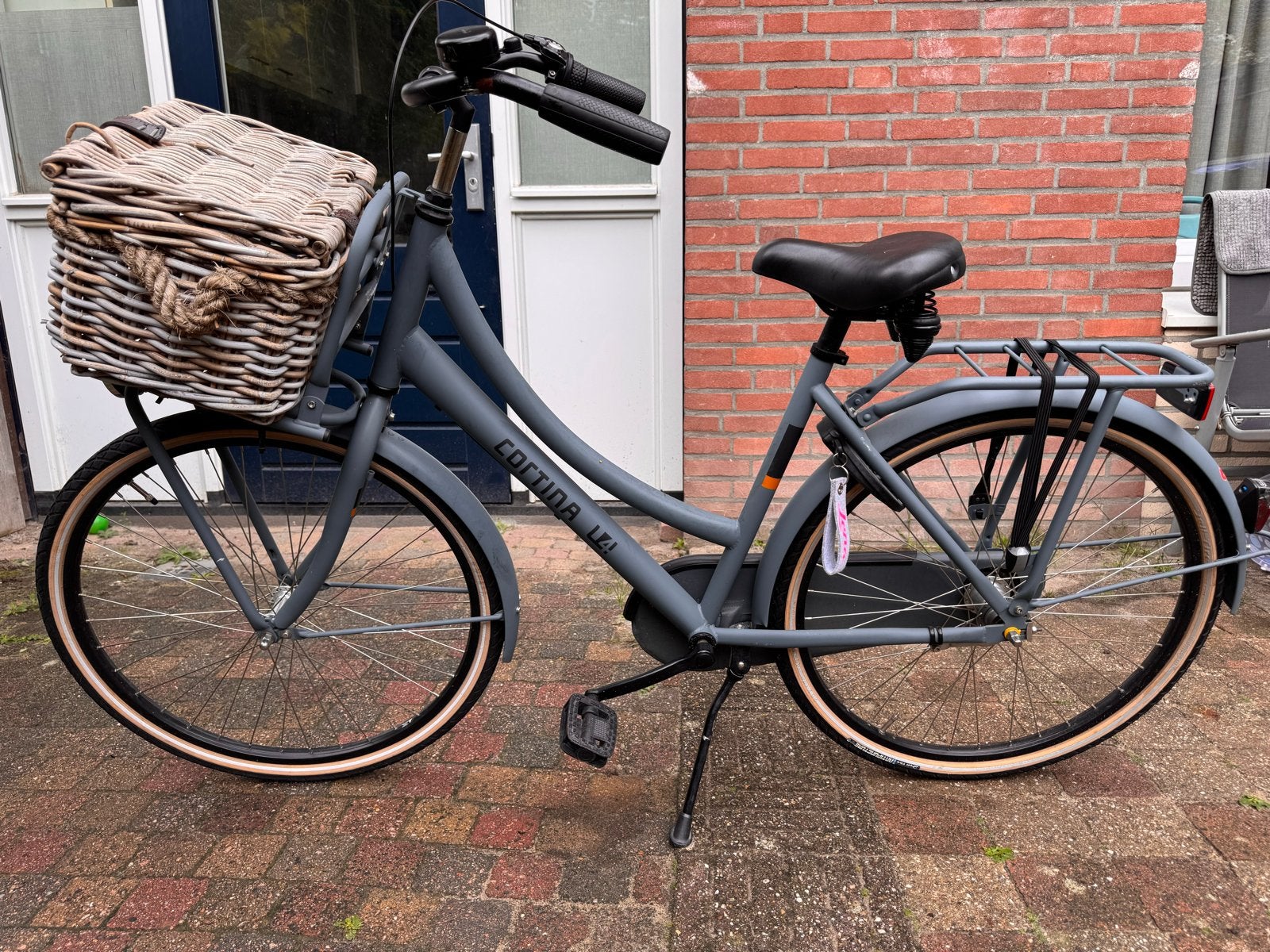 Cortina U4 Transportfiets Dames - Grijs - 26 inch, Ophalen, Gebruikt, 26 inch of meer
