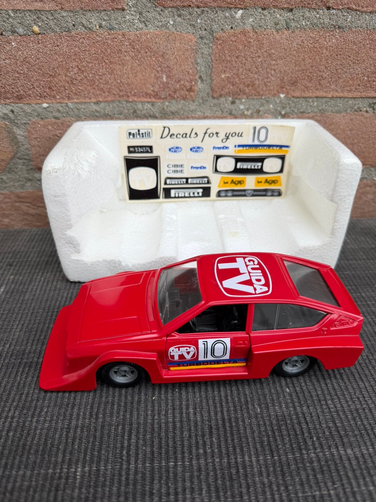 1:25 Polistil Alfa Romeo Alfetta GTV turbodelta, Ophalen of Verzenden, Gebruikt, Auto, Overige merken